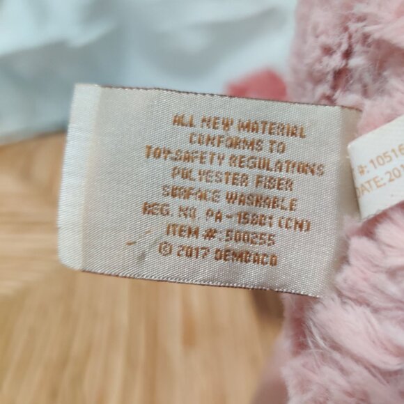 Demdaco Nat and Jules Plush Unicorn Pink 13" Stuffed Animal Toy Soft Pastel - Picture 6 of 6